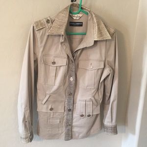 Dolce Gabbana Military Style Jacket